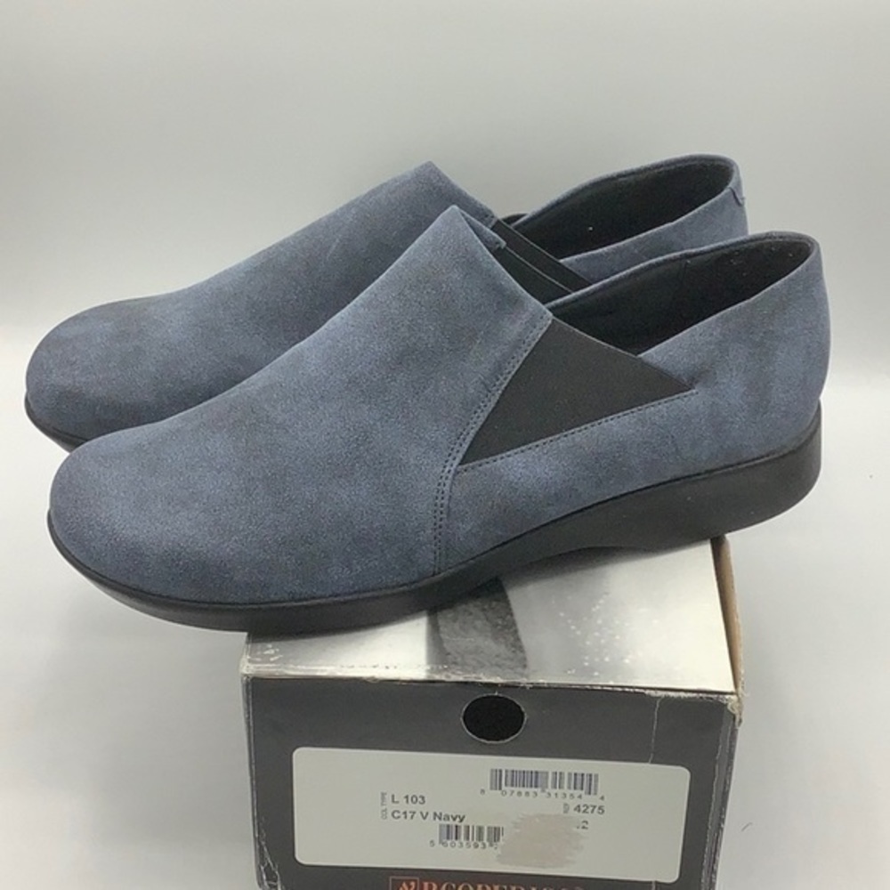 ARCOPEDICO Navy blue Lytech L103 slip on Loafers - Picture 13 of 16